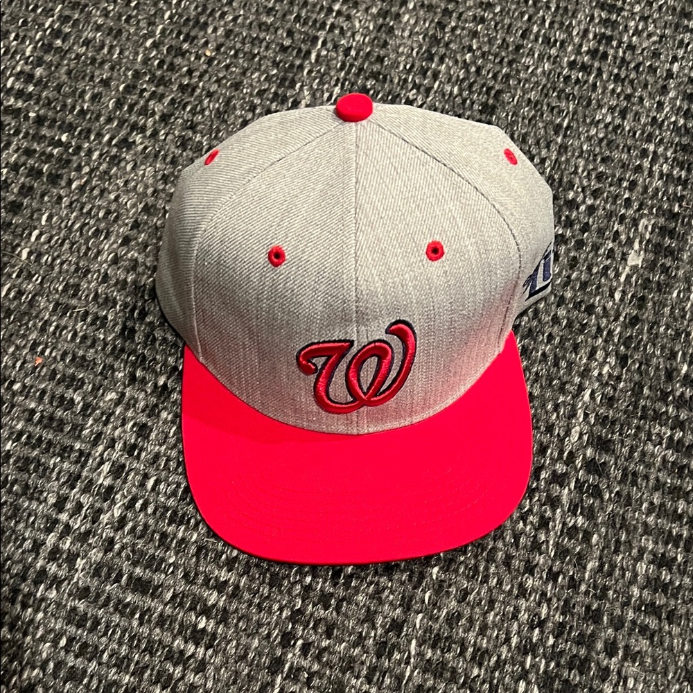 Washington Nationals Red and Gray Melonwear Cap